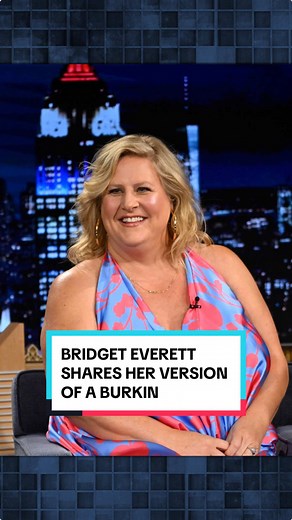 Bridget Everett shares her version of a Burkin 🤣 #FallonTonight #TonightShow #BridgetEverett #Birkin #JimmyFallon