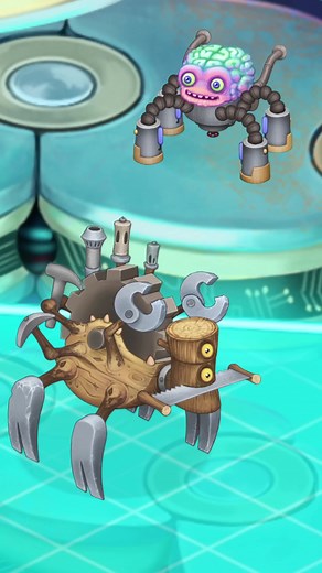 VHENSHUN & REEBRO On Mech Islet! For more videos like this view my YouTube channel, link in bio #mysingingmonster #msmpokegamer #singingmonsters #msm #mechislet