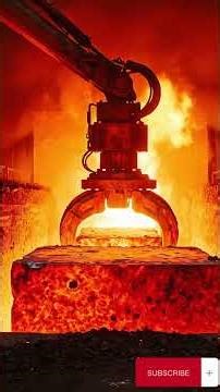Inside a Forge Factory 🔥 Hammering Red-Hot Steel