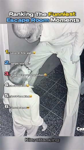Ranking The Funniest Escape Room Moments #escaperoom #funnymoments #shorts