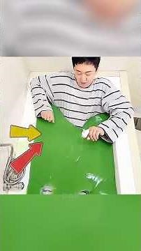 Experiment: A Bathtub made ONLY of Slime Activator! #film #experiment #germany