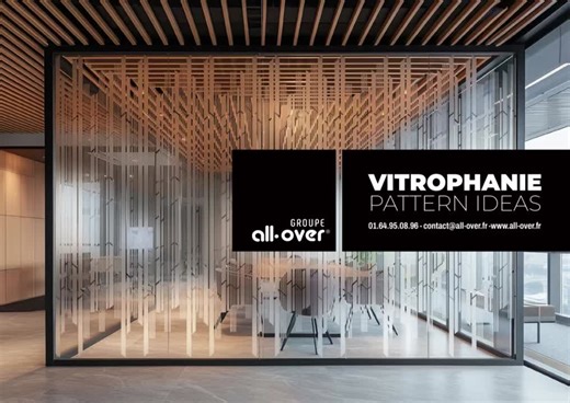#vitrophanie #signalétique #habillagegraphique #identitévisuelle #inspiration | Groupe ALL-OVER
