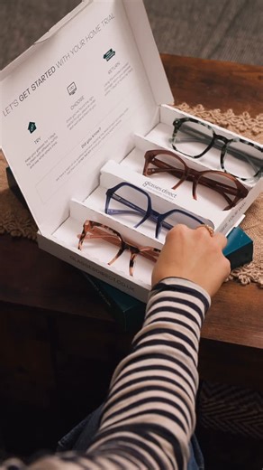Glasses Direct on Instagram: "Our Home Trial is back and better than ever!🏡 Try up to 4 frames at home for free, and order what you love 💙 Have you tried it before?"