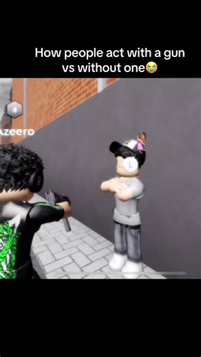 They whole mood change #roblox #funnymoments #skits #fypシ゚viral #streetlife