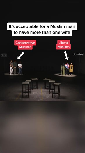 Conservative Muslims vs Liberal Muslims: Is it acceptable to have more than one wife? #muslim #women #conservative #liberal #monogamy #polygamy #wife #men