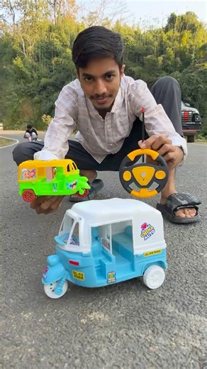 RC Small And Boro Remote Control Auto Rickshaw 🛺 Delam