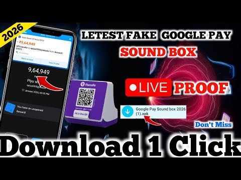 ✅ Fake Google Pay with sound box 2026 | Fake Gpay download link | How to download Fake Google Pay