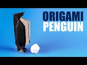 Origami Penguin / How to make a paper Penguin【3D ORIGAMI】