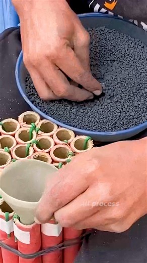 Amazing Production of 7 Shot Sticks Fireworks | All process