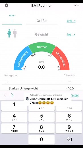 @firat.live antworten Schreibt 🚺|🚹 ,Größe und Gewicht🌻😘#funnyfrischmoment #foryou #bmirechner #new #germany