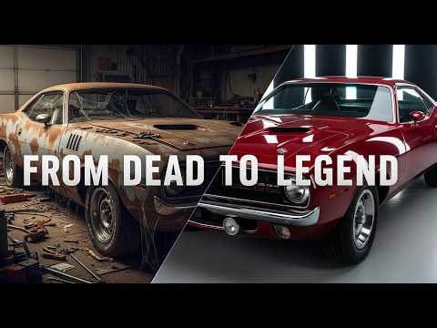 Restored a 1971 Plymouth Barracuda from Scrap to Showroom | Full Muscle Car Revival
