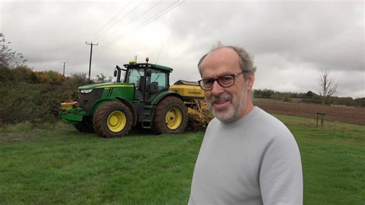 Finally starting wheat drilling this season