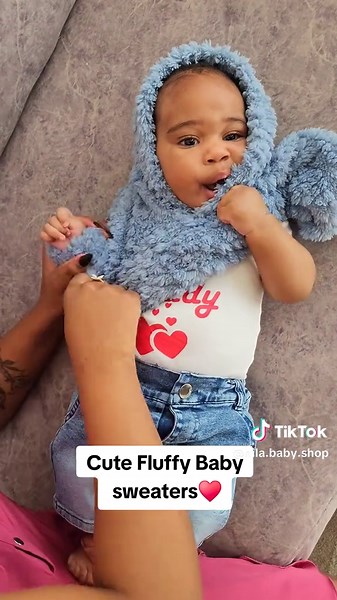 Cute Fluffy Baby Sweaters for Boys and Girls