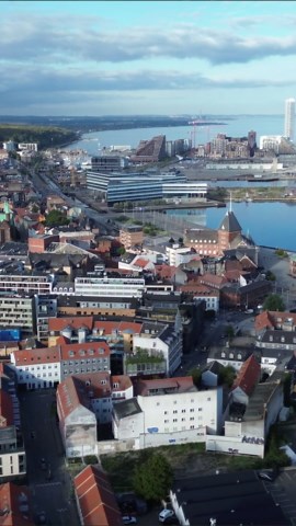 Drone views of Aarhus: Denmark's second city and cultural hub