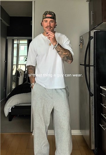 Stylish Grey Sweatpants Outfit Ideas for Men