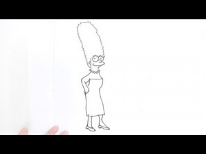 How To Draw Marge from The Simpsons