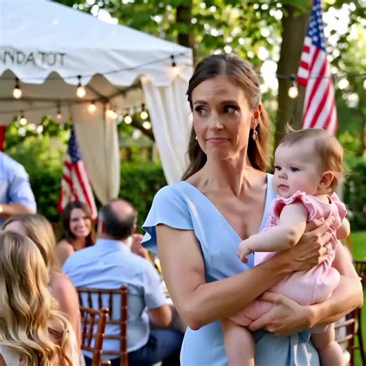 Dad raised his glass to celebrate my sister’s newborn and said, “Your sister’s baby is going to be perfect.” Then he turned to me and asked, “So when is it your turn?” I replied, “That already happened… seven months ago. You were invited. It’s just that the invitation ended up at the bottom of the trash can.” The backyard went so quiet you could almost hear the wind stop over that neat little slice of Fairfield, Connecticut. My father stood there under the white party tent, champagne flute in hi