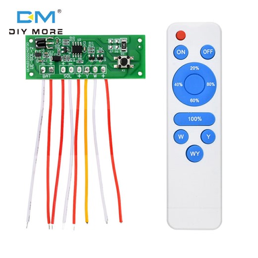 diymore Remote Control Dual Color Solar Garden Light Circuit Board White Light Yellow Light Solar Wall Light Control Board Driver Board PCBA Light Control Sen | Lazada PH