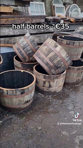 Half barrels...the perfect garden planter
