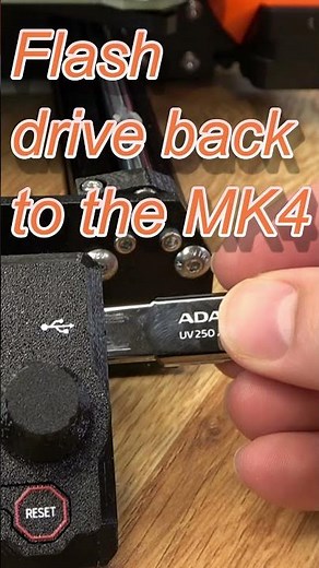Prusa MK4 - Setup Your WiiFi - Chris's Basement #shorts