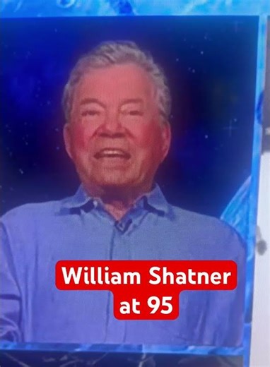 William Shatner at 95 years young talks about space dust #usa #artemis #moon #fountainofyouth