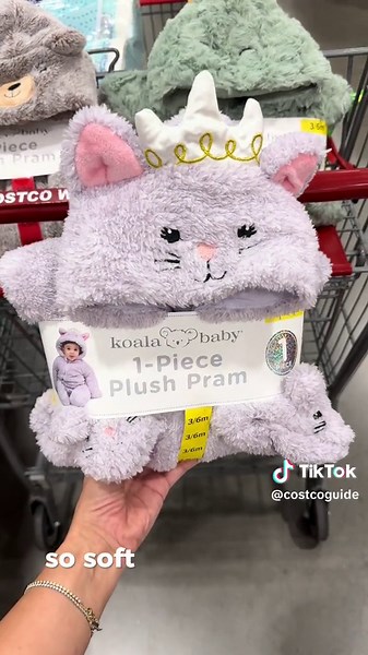 Plush character baby outfits at costco! These would be so cute for halloween. They come in sizes 3-24 months. #costco #baby #newborn