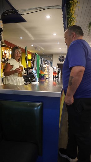 Who reckons they could land it for a free drink? 🍻 #pubmeme #drinktok #barmaid #landlady #hospitalitylife | The Winning Post & Paragon Grill & Curries