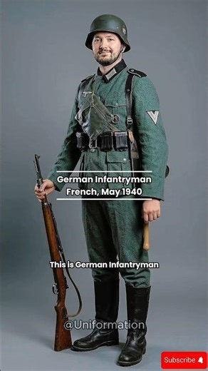 World War 2 Infantryman #history #ww2 #ai #uniform
