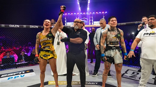 PFL: Battle of the Giants results: Cris Cyborg damaged, but victorious vs. Larissa Pacheco
