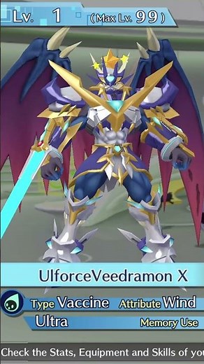 Showcase Digimon and Skill UlfroceVeedramon X - Digimon Story: Cyber Sleuth