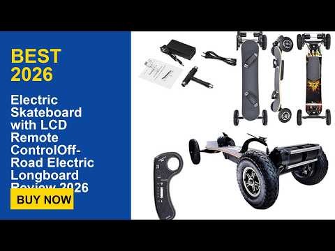 Electric Skateboard with LCD Remote ControlOff-Road Electric Longboard Review 2026