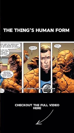 The Thing's Alternate ending | Chrono comics