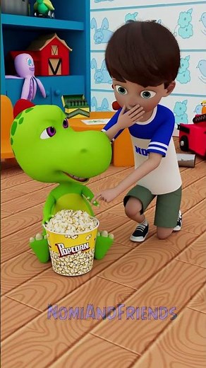 Just One Popcorn Please? 🍿😬 #animation #shorts #funny