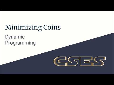 E01 : Minimizing Coins | Dynamic Programming | CodeNCode