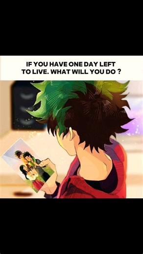 24 hours left. No more excuses. 🥀 #myheroacademia #izukumidoriya