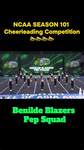 NCAA SEASON 101 Cheerleading Competition 📣📣📣📣 #ncaa #cheerleading