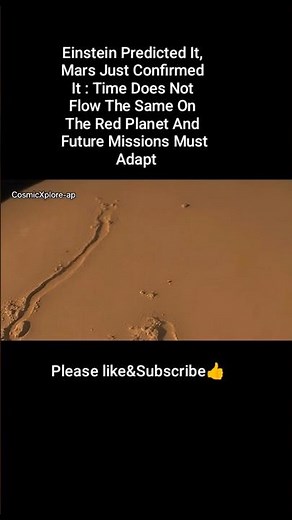Mars Just Proved Einstein Again ⏳🔴