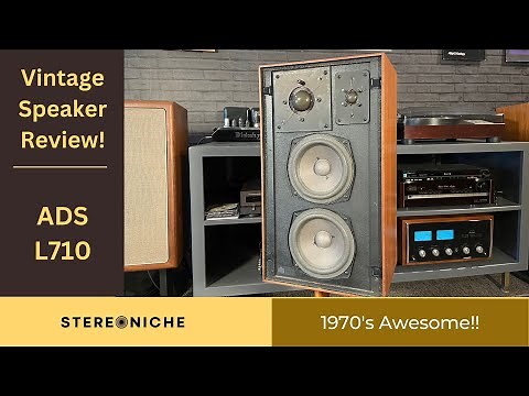 ADS L710 Vintage Speaker Review - HiFi Stereo - Advent