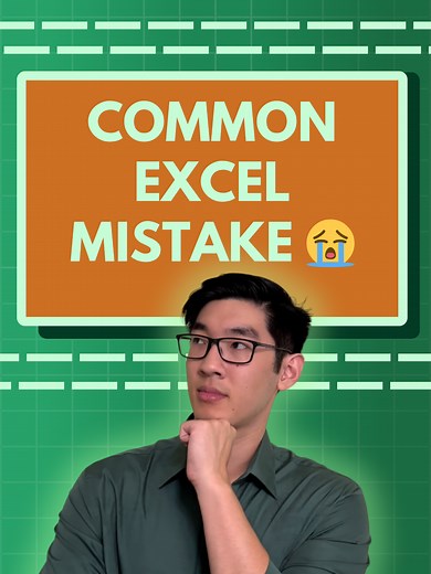 Most Excel users make this mistake without realizing it. Manually typing cell references makes formulas messy, fragile, and hard to understand — especially for your boss or teammates. This one shortcut cleans everything up instantly and makes your spreadsheets look professional. If you want more Excel shortcuts and the AI workflows I use to automate dashboards and reports, DM me the word “JOIN” and I’ll send you my free Excel × AI class. #excel #automation #productivity #worksmarter