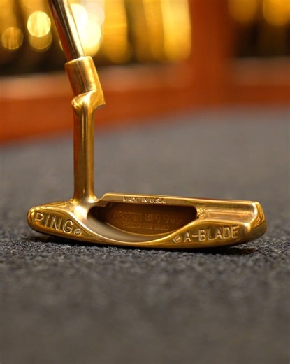In 1969 and 1970, Tony Jacklin won major championships with an A-Blade putter, sparking an idea in PING Founder Karsten Solheim's mind. Hear how gold-plated putters came to be a way of saying ‘Thank You’ for winning with a PING putter. | PING Golf Europe
