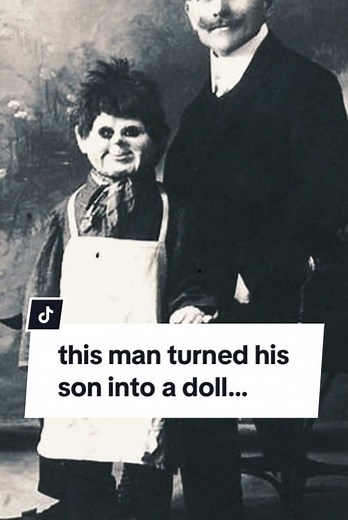 this man turned his son into a doll… #scary #terrifying #creepy #horror