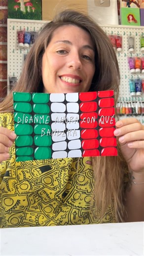 BANDERA ITALIA 🇮🇹 | Pam Art