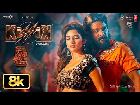 KISSIK 8K Video Song | Pushpa 2 The Rule | Allu Arjun | Sukumar | Sreeleela | Devi Sri Prasad