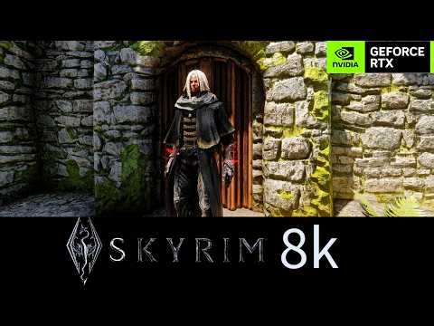 8k Skyrim with 4k mods| Modified lorerim | Redguard Shehai Build