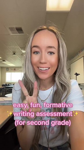 Fun Formative Writing Assessment for Second Grade Students