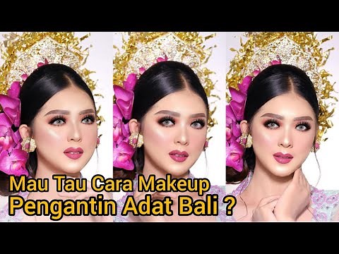 MAU TAU TUTORIAL MAKEUP PENGANTIN ADAT BALI❓️MAKEUP BY GALIH MAKEUP ARTIS