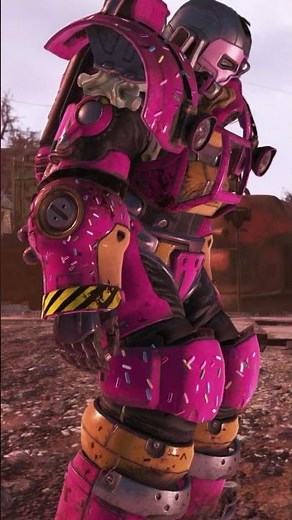 Pink Sprinkles Power Armor | Fallout 76 #fallout #fallout76tips #fallout76news