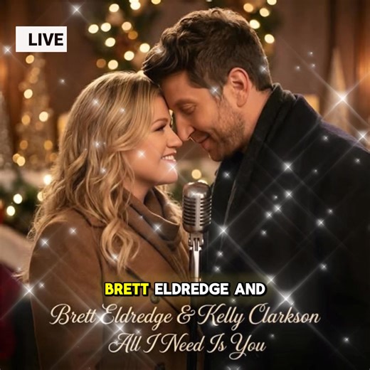 "“A Voice from Heaven”: Brett Eldredge & Kelly Clarkson release a never-before-heard duet — a song that brings them together again, beyond time and life Full story below 👇" | Country Vibes Daily