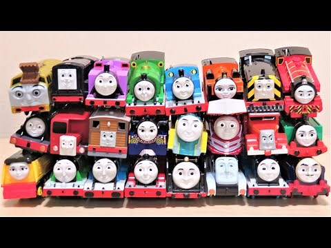 Thomas & Friends Put the batteries into the Plarail toys