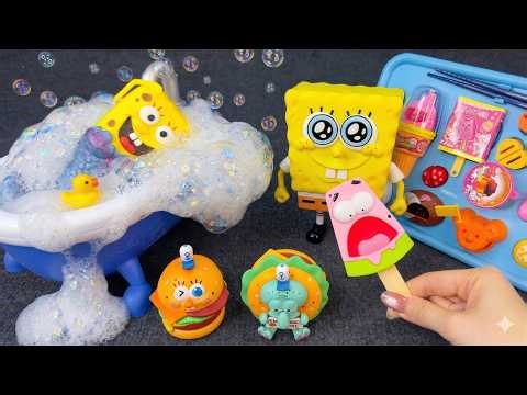 Satisfying unboxing the SpongeBob SquarePants with mermaid and a swimming pool